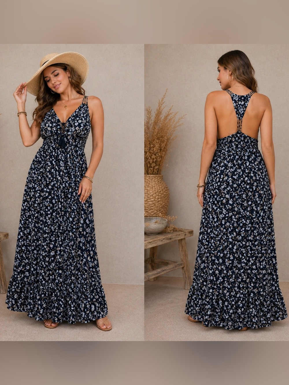 🔥5/$35🔥 Tiare Hawaii Floral Maxi Dress | OS